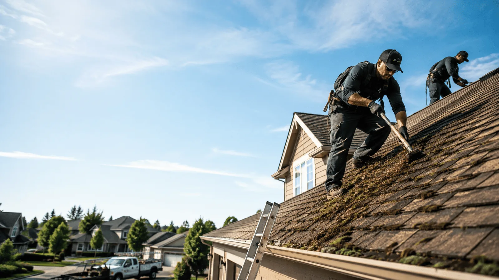 Roof Moss Removal in Walsh, IL near me
